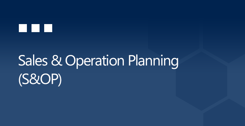Sales & Operation Planning (S&OP)