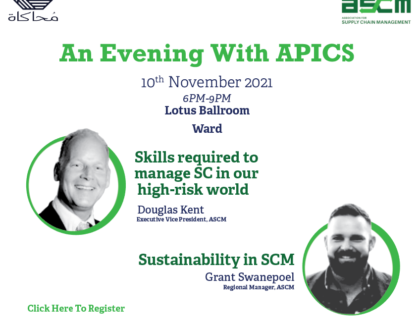 An Evening With APICS In Jordan…You Are Invited